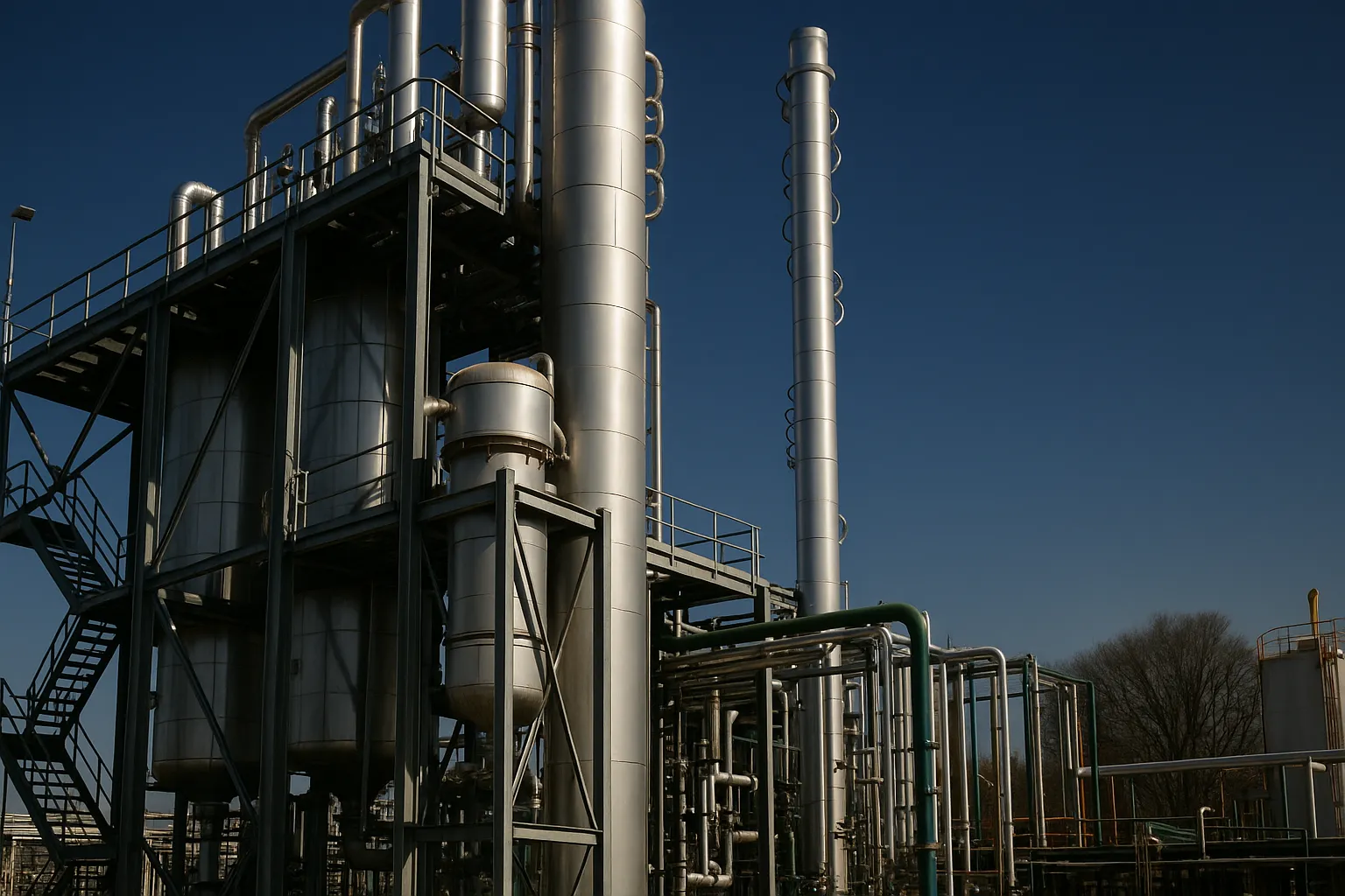 Planta industrial de bioetanol